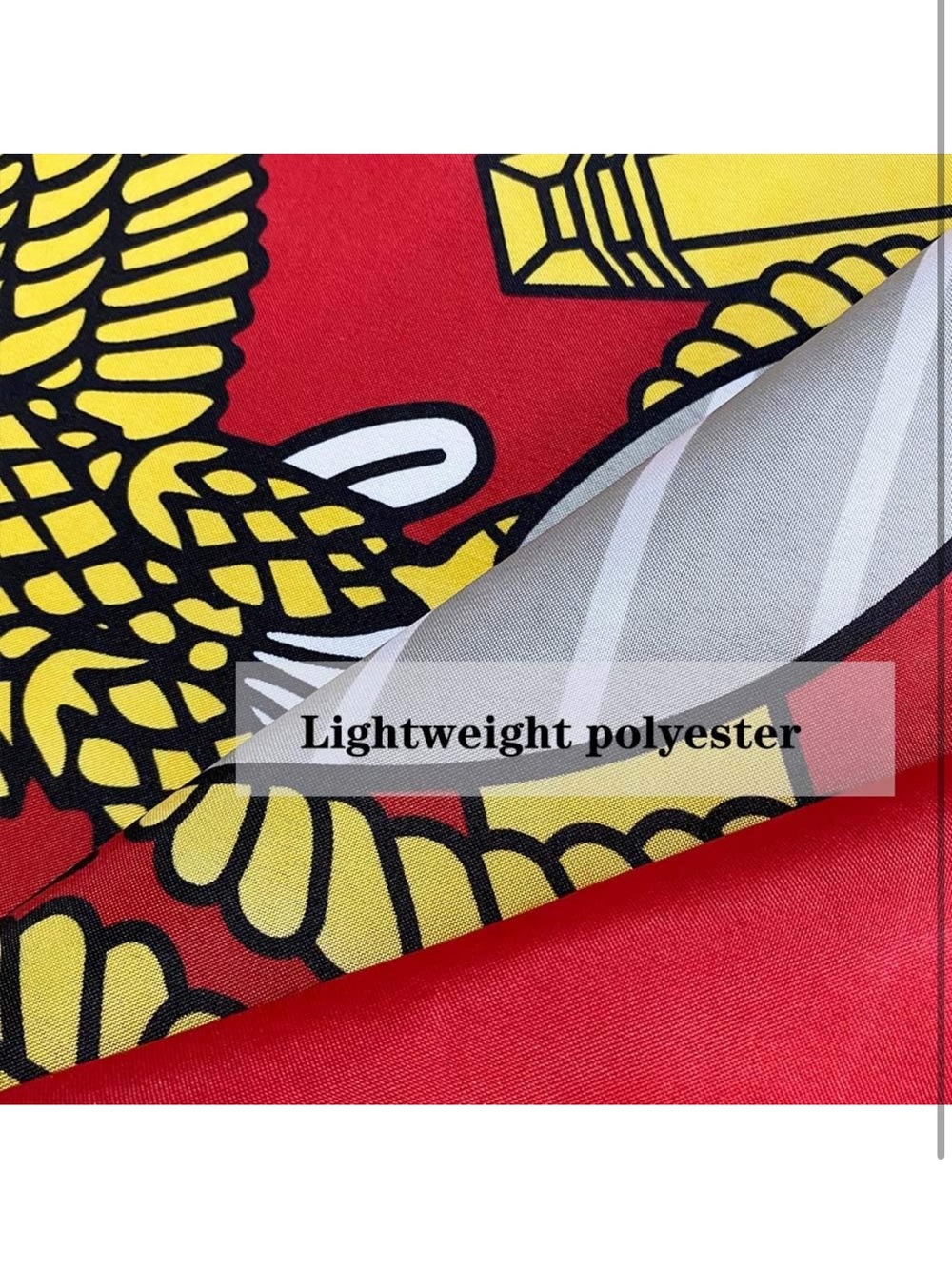 Amazon US Marine Corps Flag 3x5 FT Outdoor- UV Fade Resistant USMC Flags Banner - Picture 4 of 7